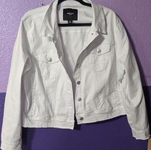 White Jean jacket